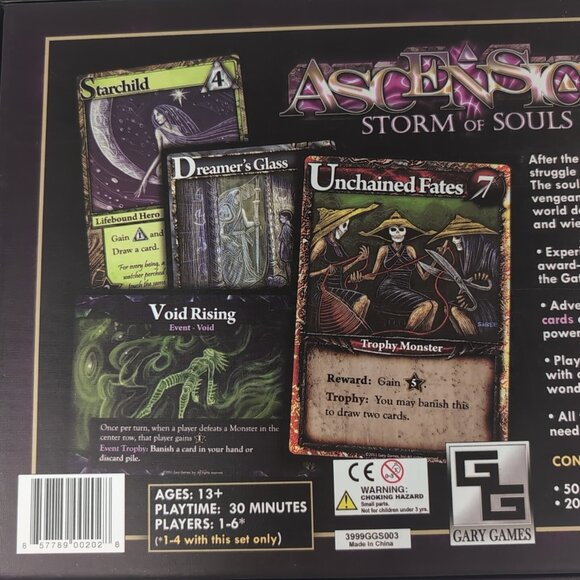 Ascension Storm of Souls Card Game tabletop Gary Games Fantasy 100% Complete - Picture 14 of 16
